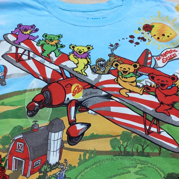 Gratetful dead biplane long-sleeved shirt - Picture 7 of 15